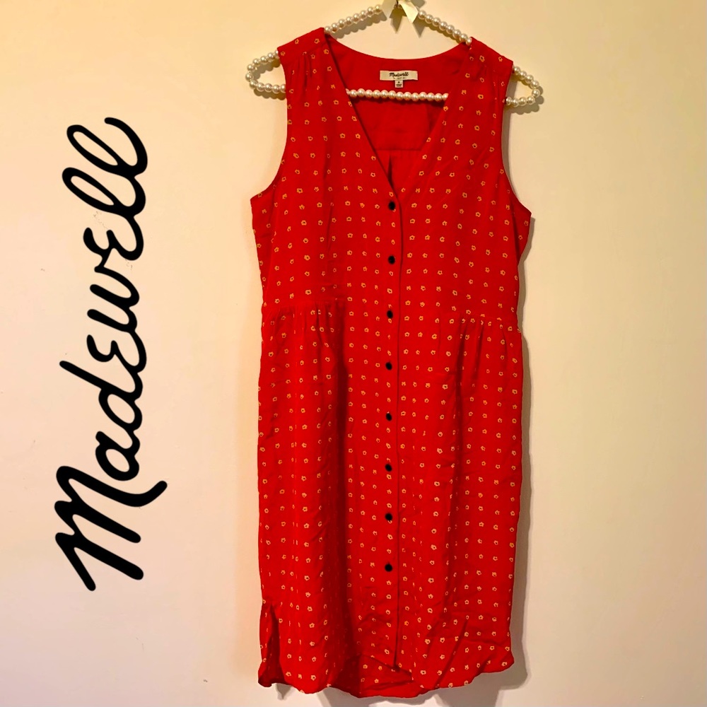 Red Madewell Dress, Small